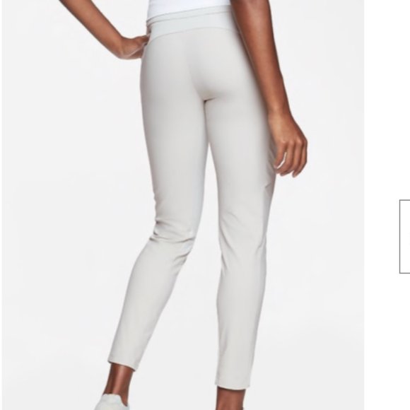 Athleta Hybrid Hyland Tights - Light Grey - Picture 2 of 7